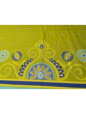 Gypsy Bandana Green Fabric by Michael Miller 1/2 yard x 44" Floral Pattern Cotto